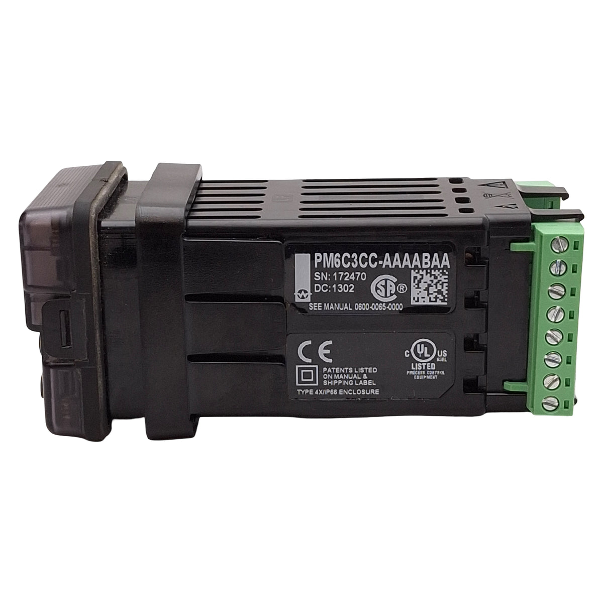 Used Watlow PM6C3CC-AAAABAA EZ-ZONE PM PID Controller, 24VAC/15-36VDC, 1/16 DIN
