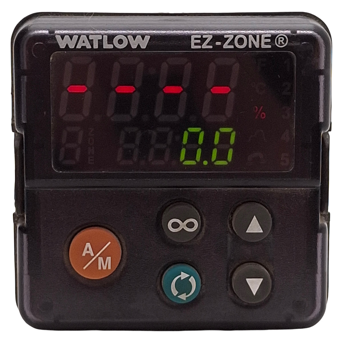 Used Watlow PM6C3CC-AAAABAA EZ-ZONE PM PID Controller, 24VAC/15-36VDC, 1/16 DIN
