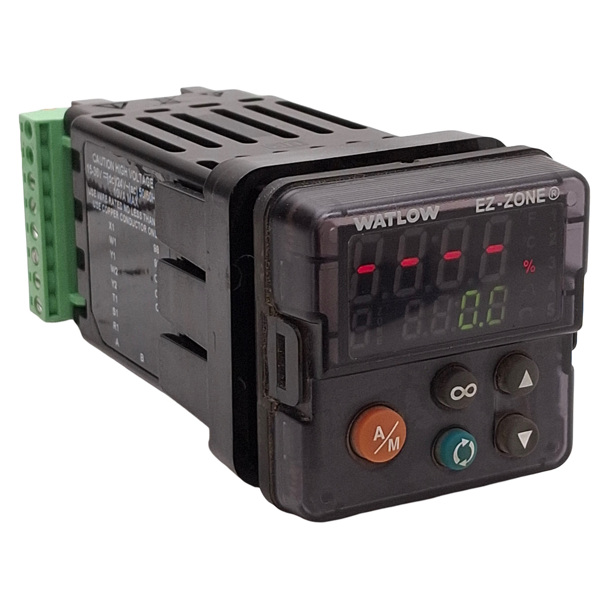 Used Watlow PM6C3CC-AAAABAA EZ-ZONE PM PID Controller, 24VAC/15-36VDC, 1/16 DIN