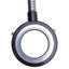 Used Microscope Fiber Optic Light Ring Guide ø5/8in Input, ø2in ID, 0.45in Bundle