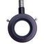Used Microscope Fiber Optic Light Ring Guide ø5/8in Input, ø2in ID, 0.45in Bundle