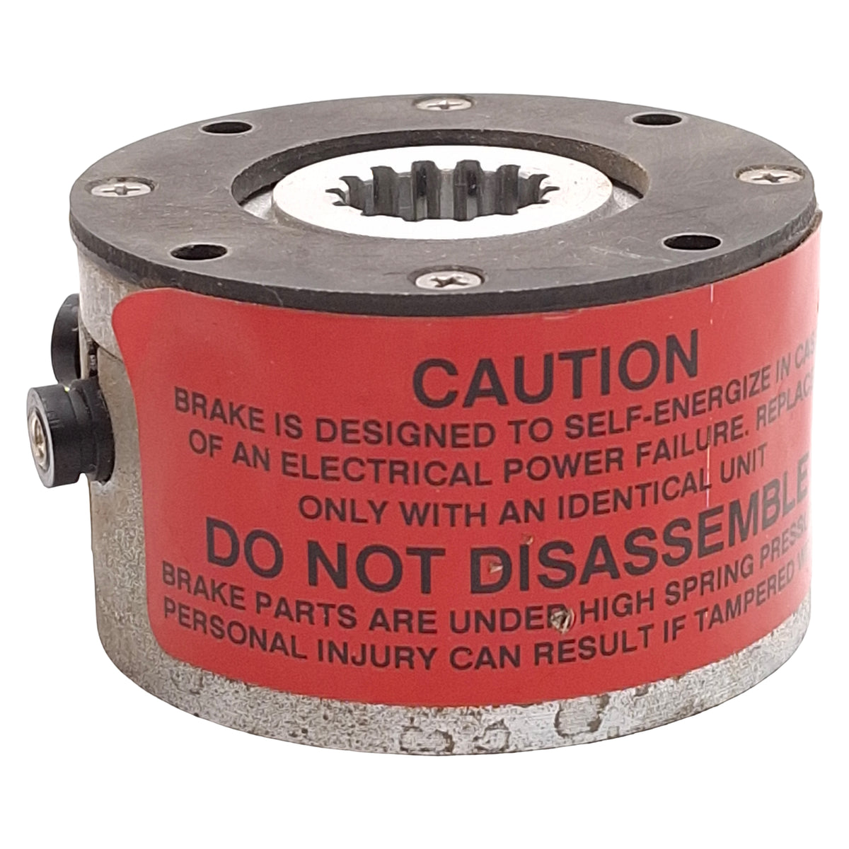 Used Warner ERS-26 Electrically Released Holding Brake, 1.5lb-ft, ø2.46in OD, 24VDC