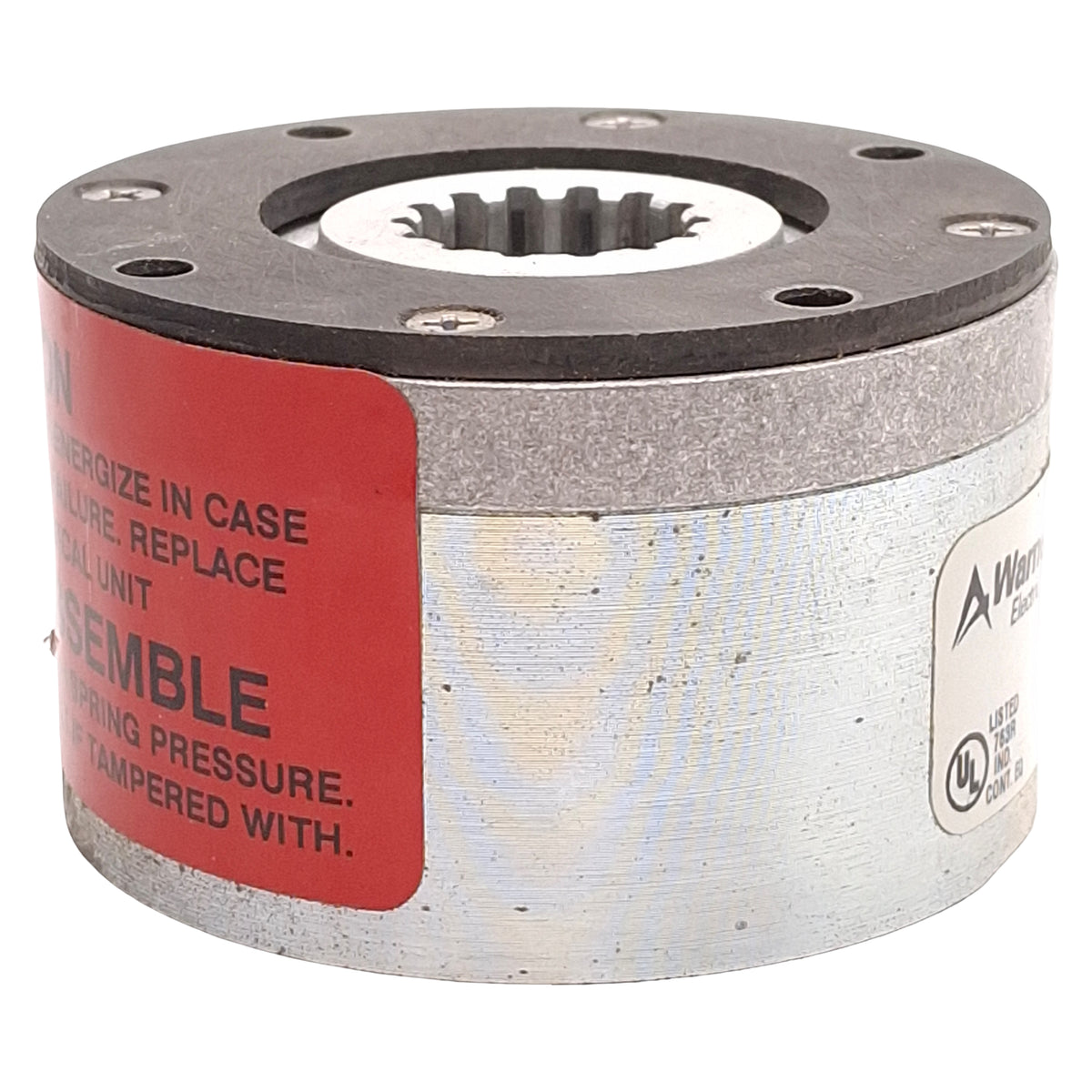 Used Warner ERS-26 Electrically Released Holding Brake, 1.5lb-ft, ø2.46in OD, 24VDC