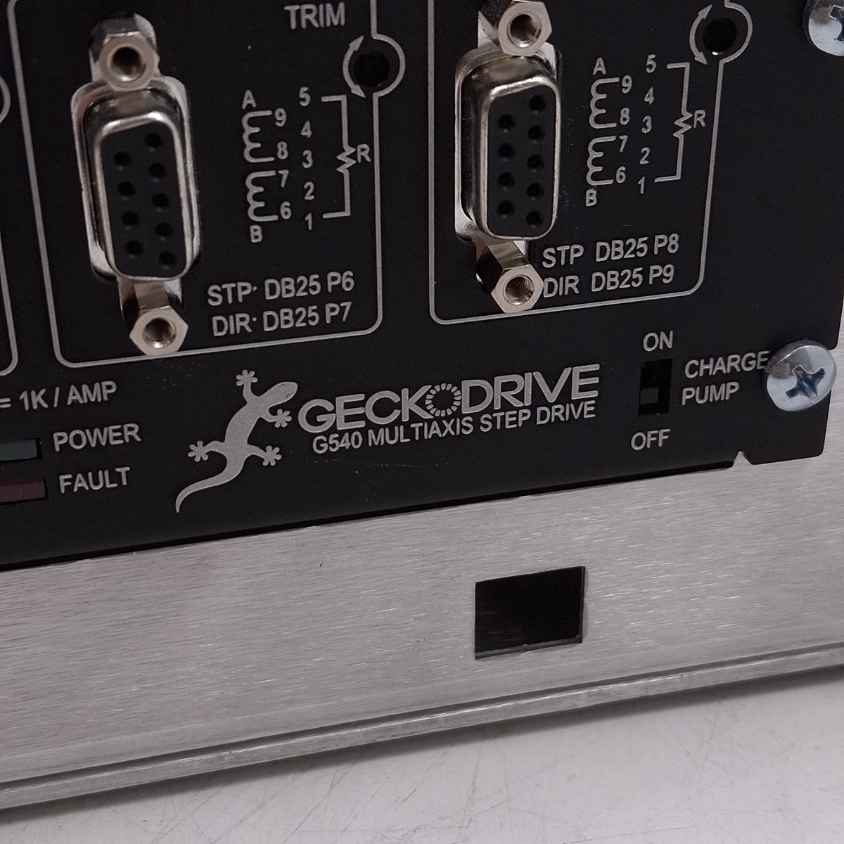 Used Geckodrive G540 CNC Controller w/ 120VAC Power Supply, 4-Axis Step Drive, E-Stop
