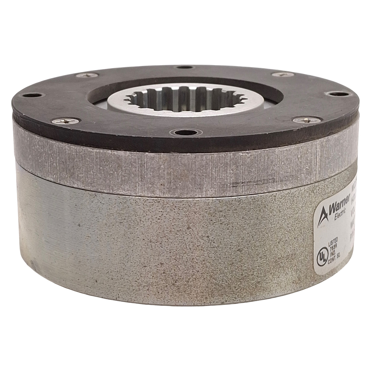 Used Warner ERS-42 Electrically Released Holding Brake, 7.0lb-ft, ø3.52in OD, 24VDC