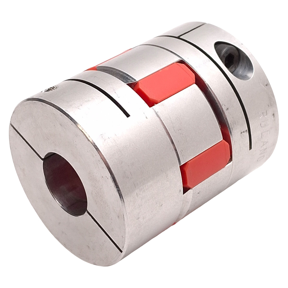 Used Ruland JC32-12-A + JD32/51-98R Jaw Coupling, ø0.750in Bore, ø2in OD, 2.4in L
