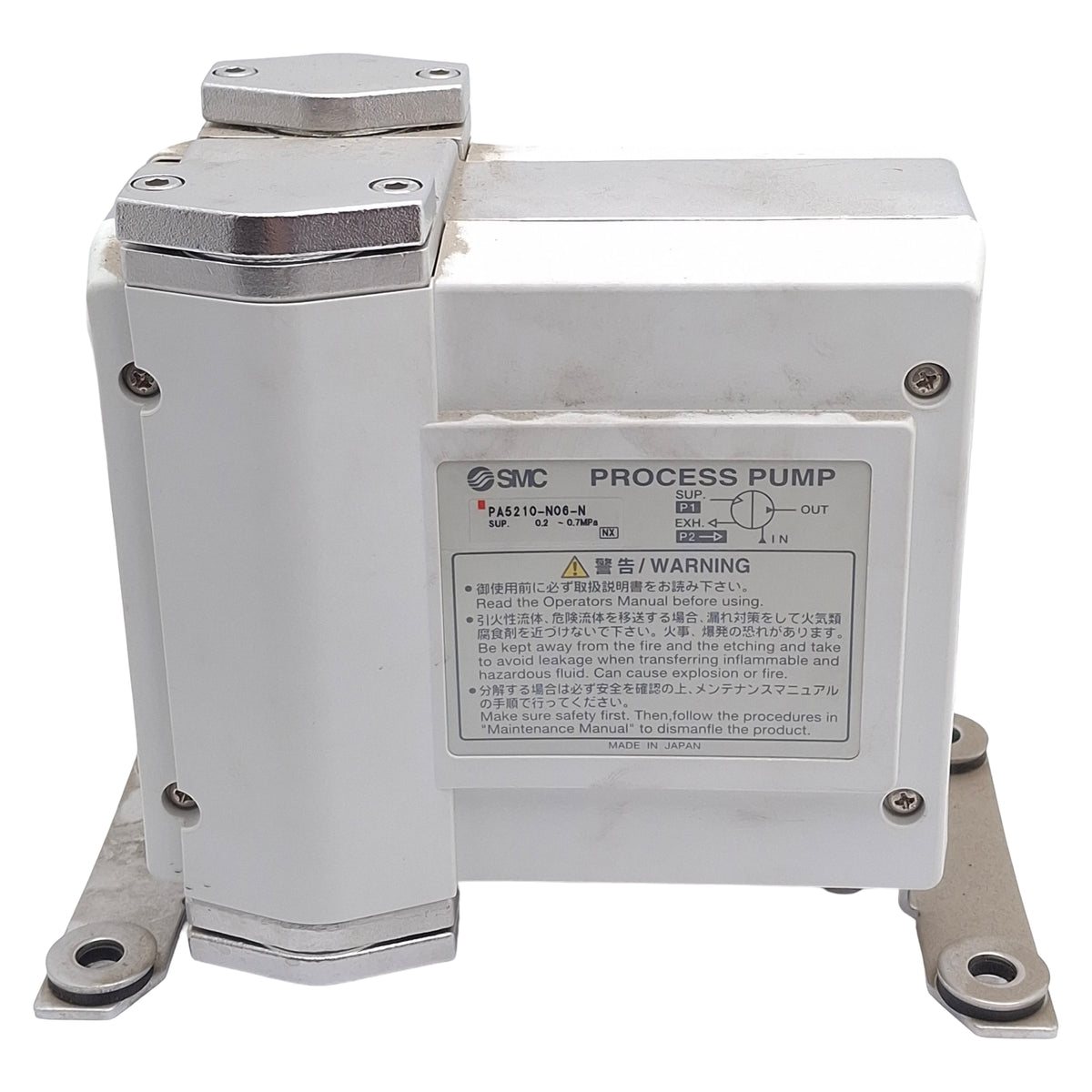 Used SMC PA5210-N06-N Process Pump, 3/4in & 1/4in NPT, 0.2-0.7MPa, 5-45l/min
