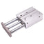 Used Nitra E40M100MD-M Guided Cylinder, 40mm Bore, 100mm Stroke, 1/8in NPT, 10bar Max
