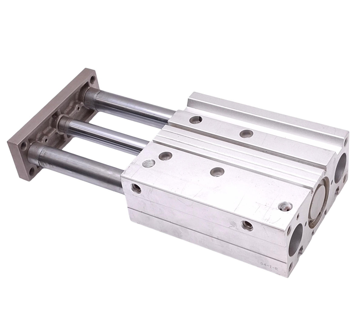 Used Nitra E40M100MD-M Guided Cylinder, 40mm Bore, 100mm Stroke, 1/8in NPT, 10bar Max