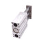 Used Nitra E40M100MD-M Guided Cylinder, 40mm Bore, 100mm Stroke, 1/8in NPT, 10bar Max