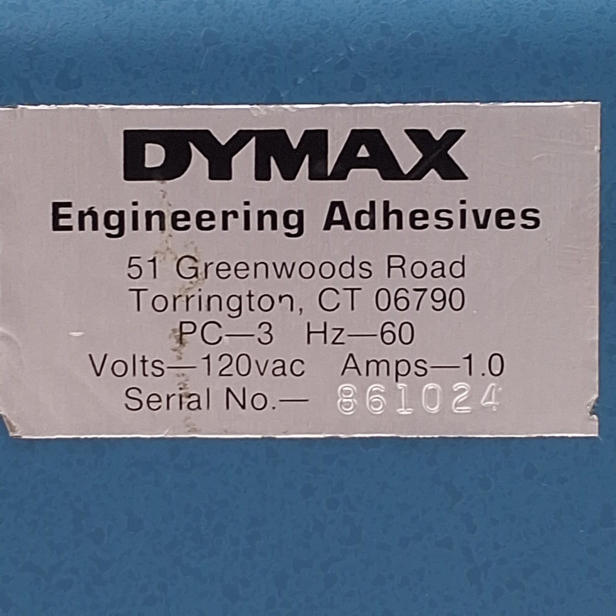 Used Dymax PC-3 Light-Welder UV Curing Light Source, 120VAC 1A *Missing Foot Switch*