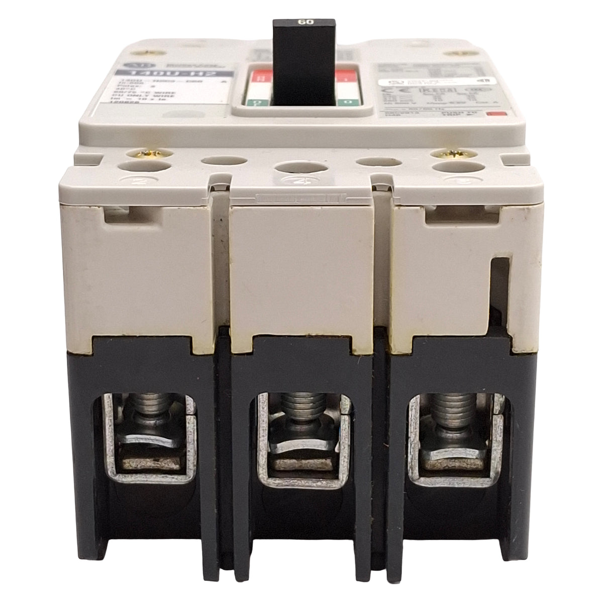 Used Allen Bradley 140U-H2C3-C60 Molded Case Circuit Breaker 3-Pole 60A 600VAC/250VDC