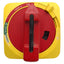 Used Allen Bradley 140U-HS4E Rotary Disconnect Switch Handle, 90°, Red/Yellow