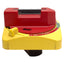 Used Allen Bradley 140U-HS4E Rotary Disconnect Switch Handle, 90°, Red/Yellow
