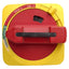 Used Allen Bradley 140U-HS4E Rotary Disconnect Switch Handle, 90°, Red/Yellow