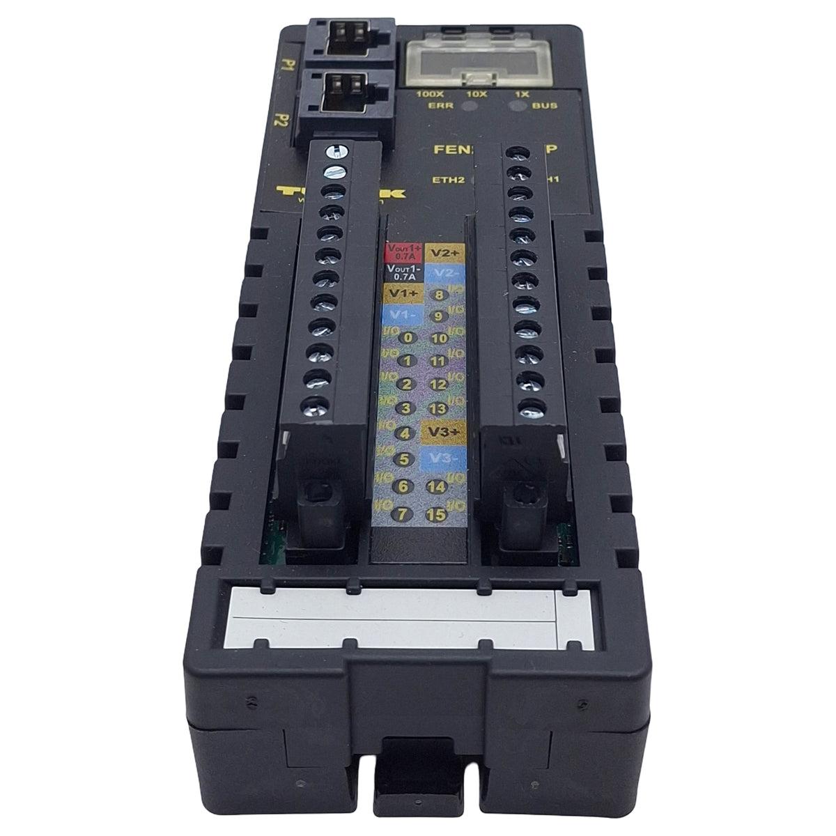 Used Turck FEN20-16DXP Compact IP20 Multiprotocol Ethernet I/O Station 16-Channel PNP