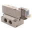 Used SMC SY5140-5LOZ-02T Solenoid Valve, 2-Position, 0.15-0.7MPa, 1/4NPTF, 24VDC Coil