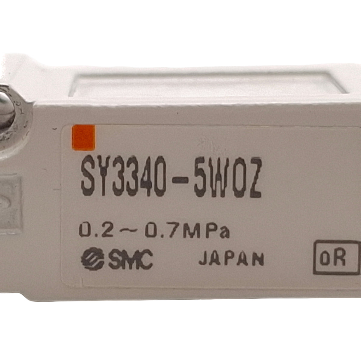Used SMC SY3340-5WOZ Solenoid Valve, 3-Position Closed Center, M8 3-Pin, 24VDC Coils