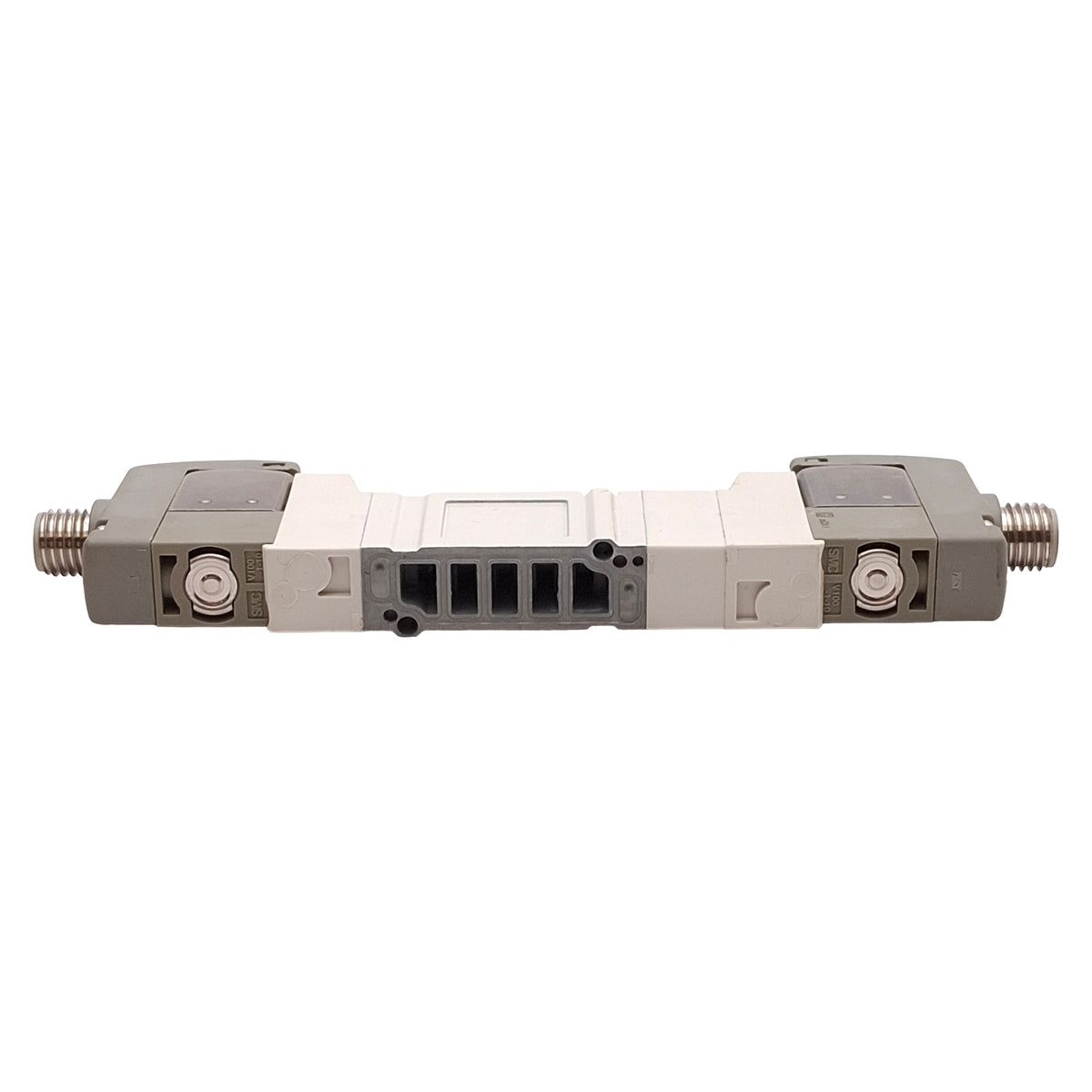 Used SMC SY3340-5WOZ Solenoid Valve, 3-Position Closed Center, M8 3-Pin, 24VDC Coils