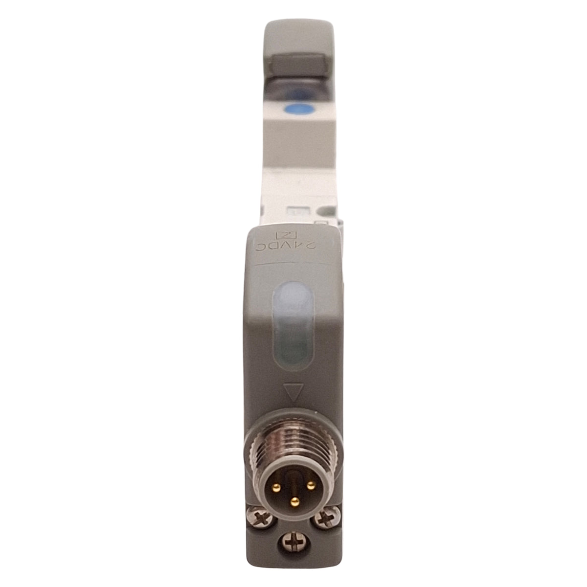 Used SMC SY3340-5WOZ Solenoid Valve, 3-Position Closed Center, M8 3-Pin, 24VDC Coils