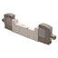 Used SMC SY3340-5WOZ Solenoid Valve, 3-Position Closed Center, M8 3-Pin, 24VDC Coils
