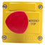 Used Baco LBX17301 Emergency E-Stop Enclosure w/Maintained Twist-Reset Switch, 1NC