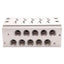 Used SMC SS5Y3-42-05-01N Aluminum Bar Stock Pneumatic Manifold, 5-Station, 1/8in NPT