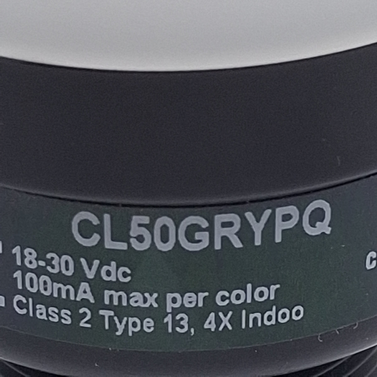 Used Banner CL50GRYPQ 3-Color Indicator Light, PNP 18-30VDC, ø50mm OD, M30, 4-Pin M12