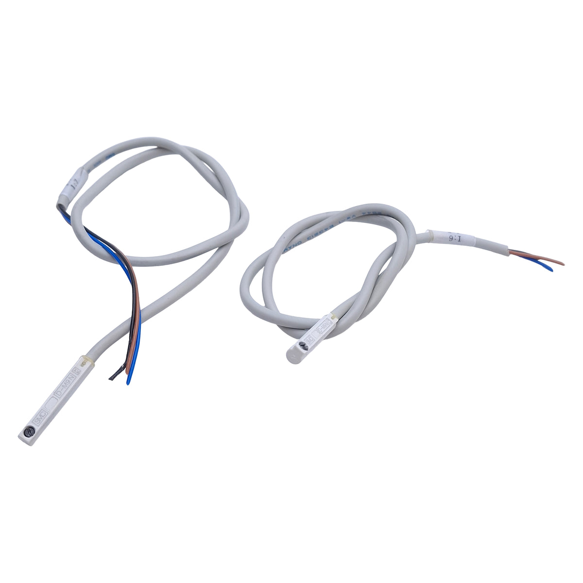 Used Lot of 2 SMC D-M9N Solid State Auto Switch 3-Wire NPN, 4.5-28VDC, 1ft Cable
