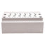 Used SMC SS5Y3-41-05-N7 Aluminum Bar Stock Manifold, 6-Station, ø1/4in One-Touch