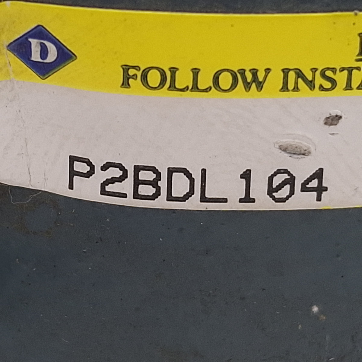 Used Dodge P2B-DL-104 D-LOK Ball Bearing Pillow Block, ø1-1/4in ID, 5500rpm, 5759lbs