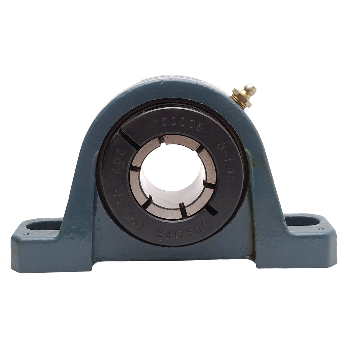 Used Dodge P2B-DL-104 D-LOK Ball Bearing Pillow Block, ø1-1/4in ID, 5500rpm, 5759lbs