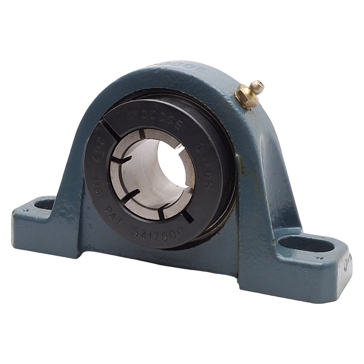 Used Dodge P2B-DL-104 D-LOK Ball Bearing Pillow Block, ø1-1/4in ID, 5500rpm, 5759lbs