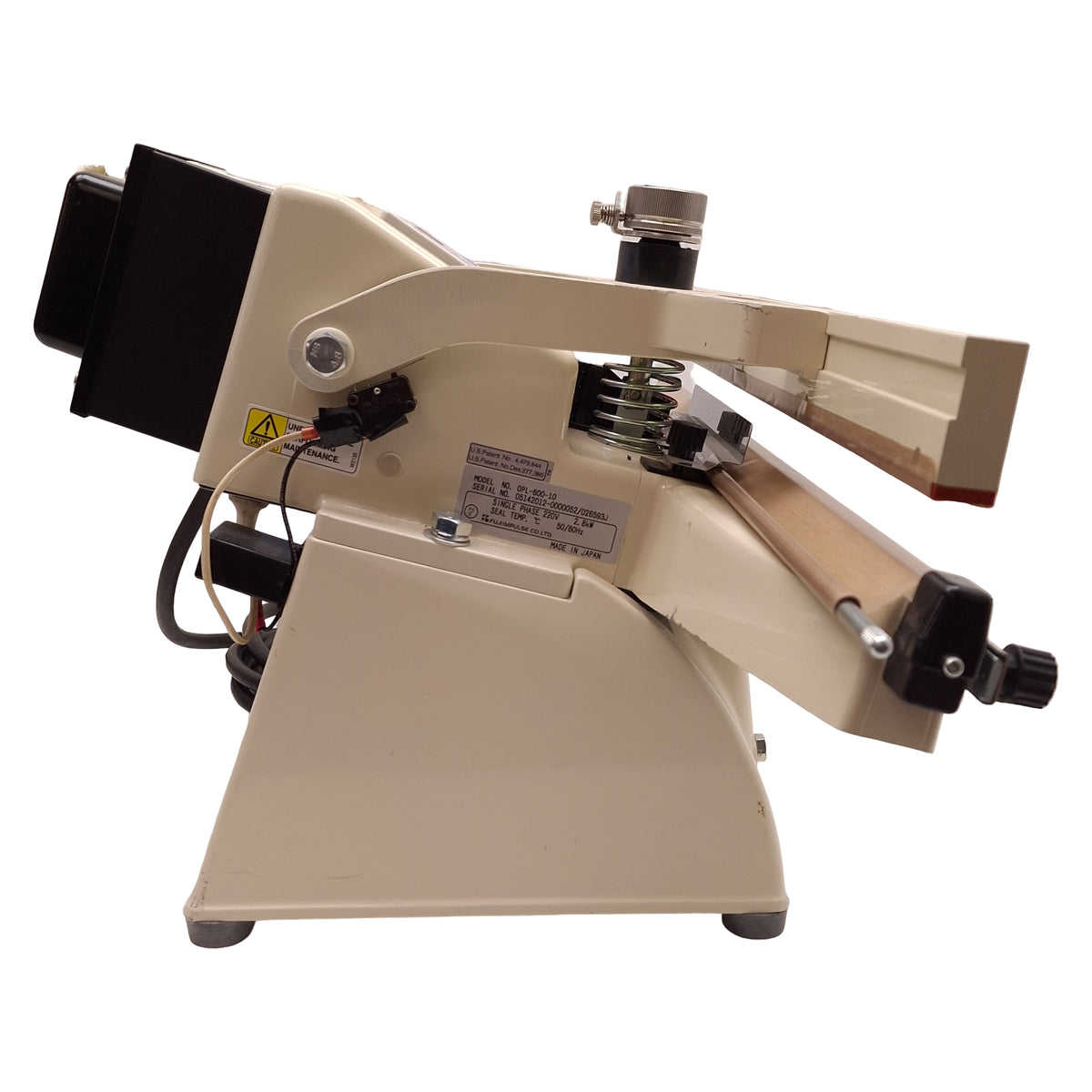 Used Fuji Impulse OPL-600-10 Semi-Automatic Table-Top Impulse Sealer, 600mm Length