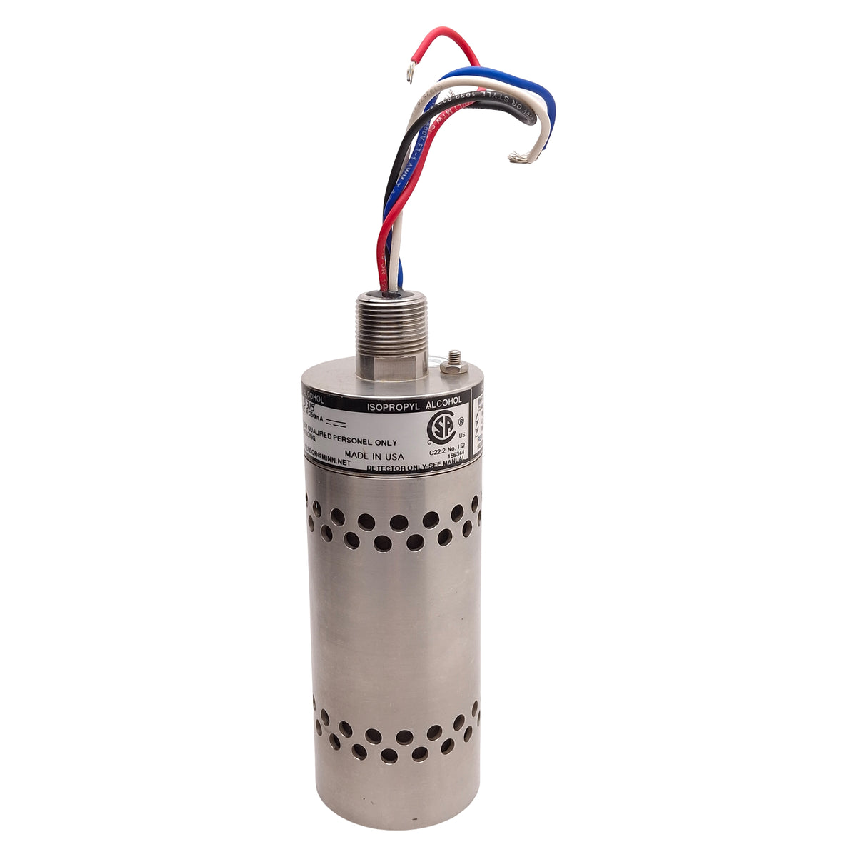 Used SEC 142-0280 Millenium Infrared Isopropyl Alcohol Gas Detector, 4-20mA, 18-32VDC
