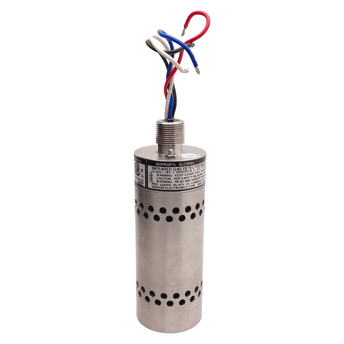 Used SEC 142-0280 Millenium Infrared Isopropyl Alcohol Gas Detector, 4-20mA, 18-32VDC