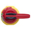 Used Allen Bradley 140U-PY Padlockable Disconnect Switch Handle, 90°, Red/Yellow