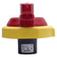 Used Allen Bradley 140U-PY Padlockable Disconnect Switch Handle, 90°, Red/Yellow