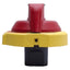 Used Allen Bradley 140U-PY Padlockable Disconnect Switch Handle, 90°, Red/Yellow