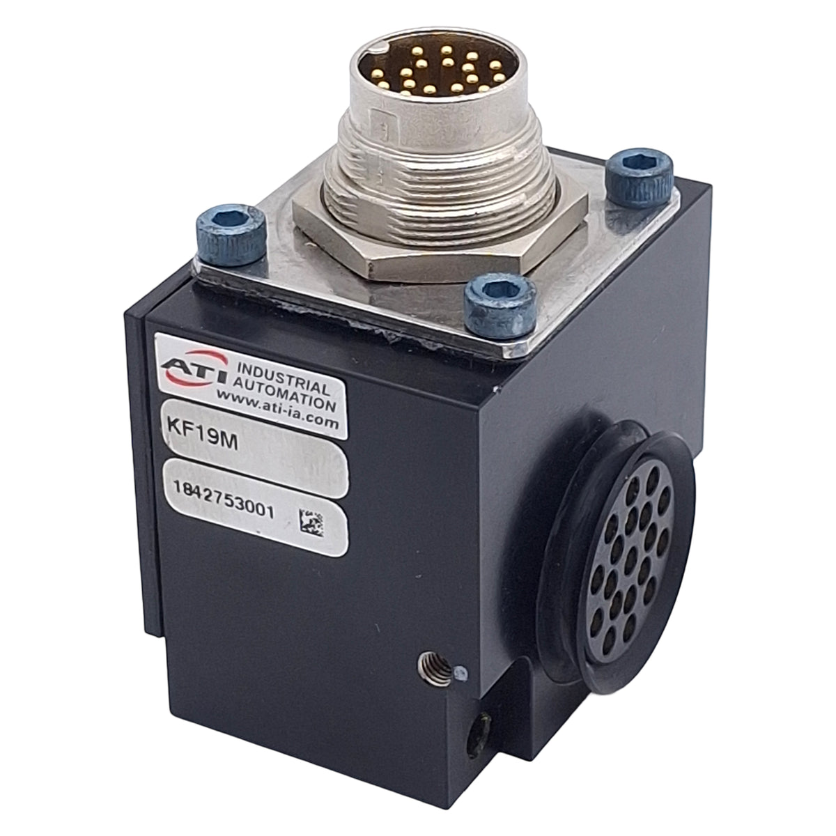 Used ATI KF19M Electrical Module, 19-Pin M16 Male, 3A 50VDC, For QC/MC Series
