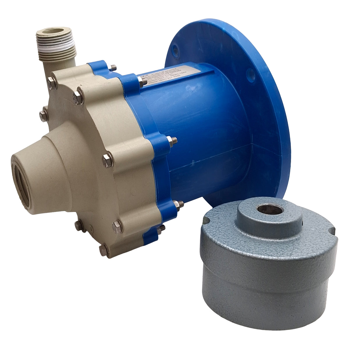 Used Cole Parmer 75226-10 MasterFlex Magnetic Drive Centrifugal Pump Head, 32gpm, 56C
