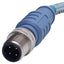 Used Turck RSCD RJ45 440-5M Ethernet Cordset, M12 4-Pin Eurofast to RJ45, 5m Length