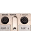Used Escha/Turck U8018206 4MB12-5P1-MS-SK Junction Box, (4x) M12 5-Pin Female Plastic