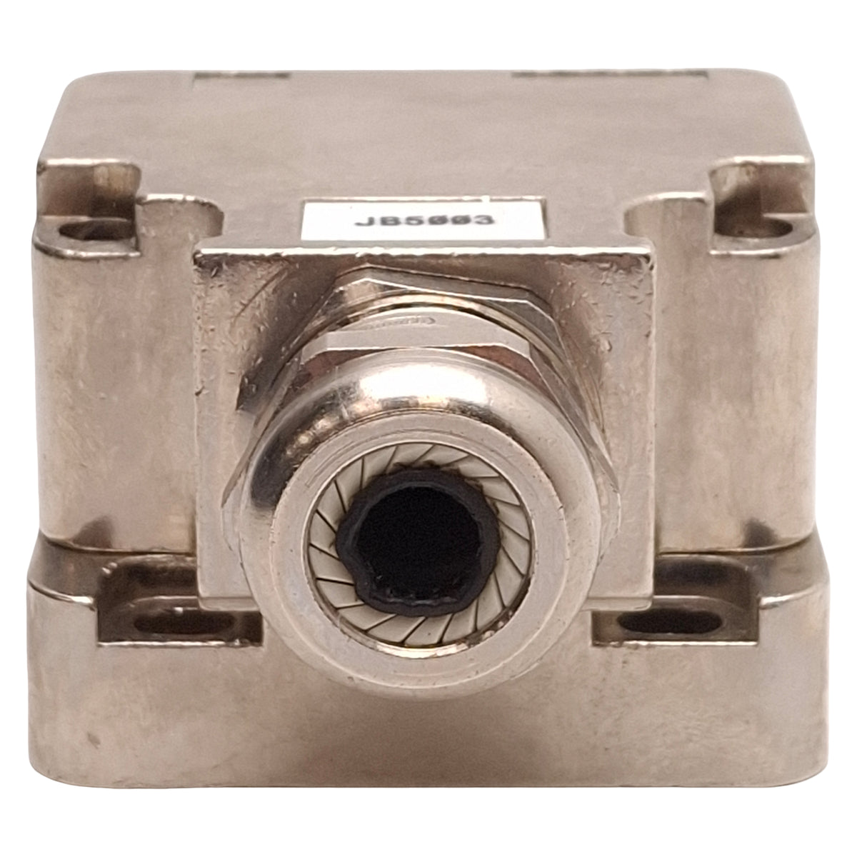 Used Escha/Turck U8018209 4MB12-5P1-MS-SK Junction Box 4-Port, M12 5-Pin Female, Zinc
