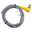 Used Turck WSC 10T-1 Single Ended Cordset, 30V 2A, Right Angle M12 10-Pin Male, 3ft