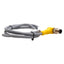 Used Turck WSC 10T-1 Single Ended Cordset, 30V 2A, Right Angle M12 10-Pin Male, 3ft