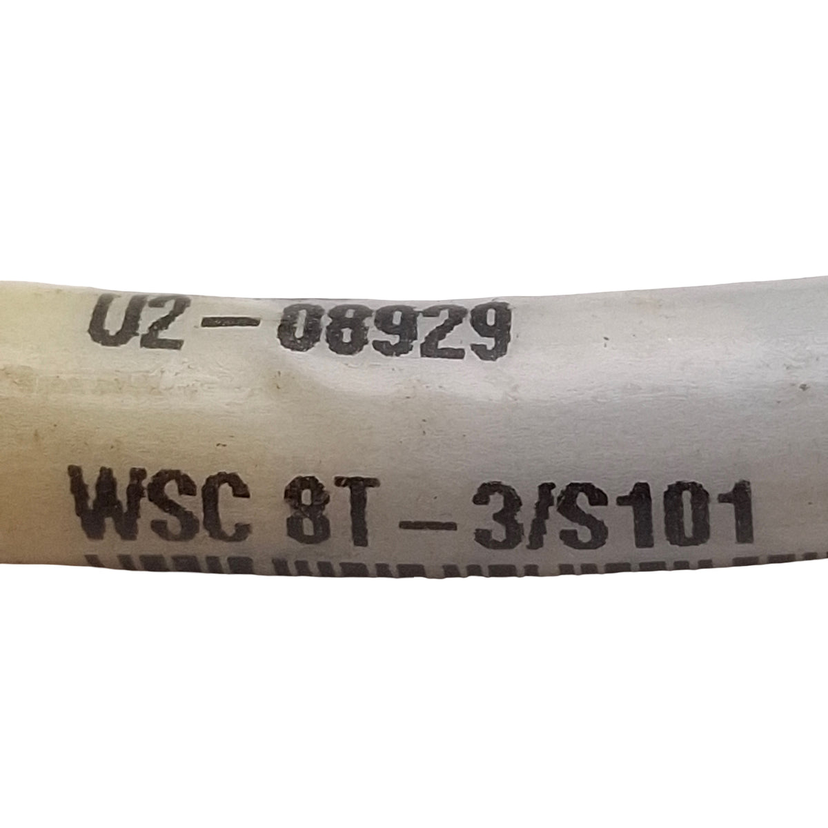 Used Turck WSC 8T-3/S101 Single Ended Cordset, 60VAC/75VDC 2A, M12 8-Pin Male, 9ft