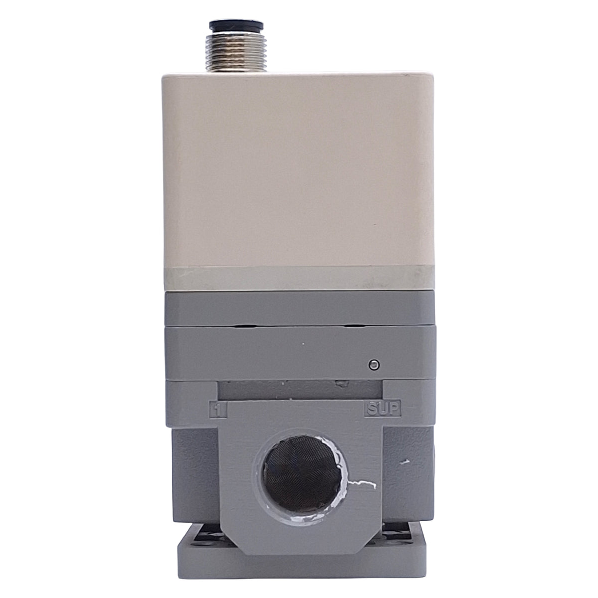 Used SMC ITV2010-31N3N4 Electro-Pneumatic Regulator, 3/8 NPT, 24VDC, M12 4-Pin