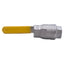 Used Sharpe 1/2-50C7-DTSW Manual Steel Two-Way Ball Valve, 1/2 NPT Ports, 3000 CWP
