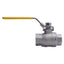 Used Sharpe 1/2-50C7-DTSW Manual Steel Two-Way Ball Valve, 1/2 NPT Ports, 3000 CWP